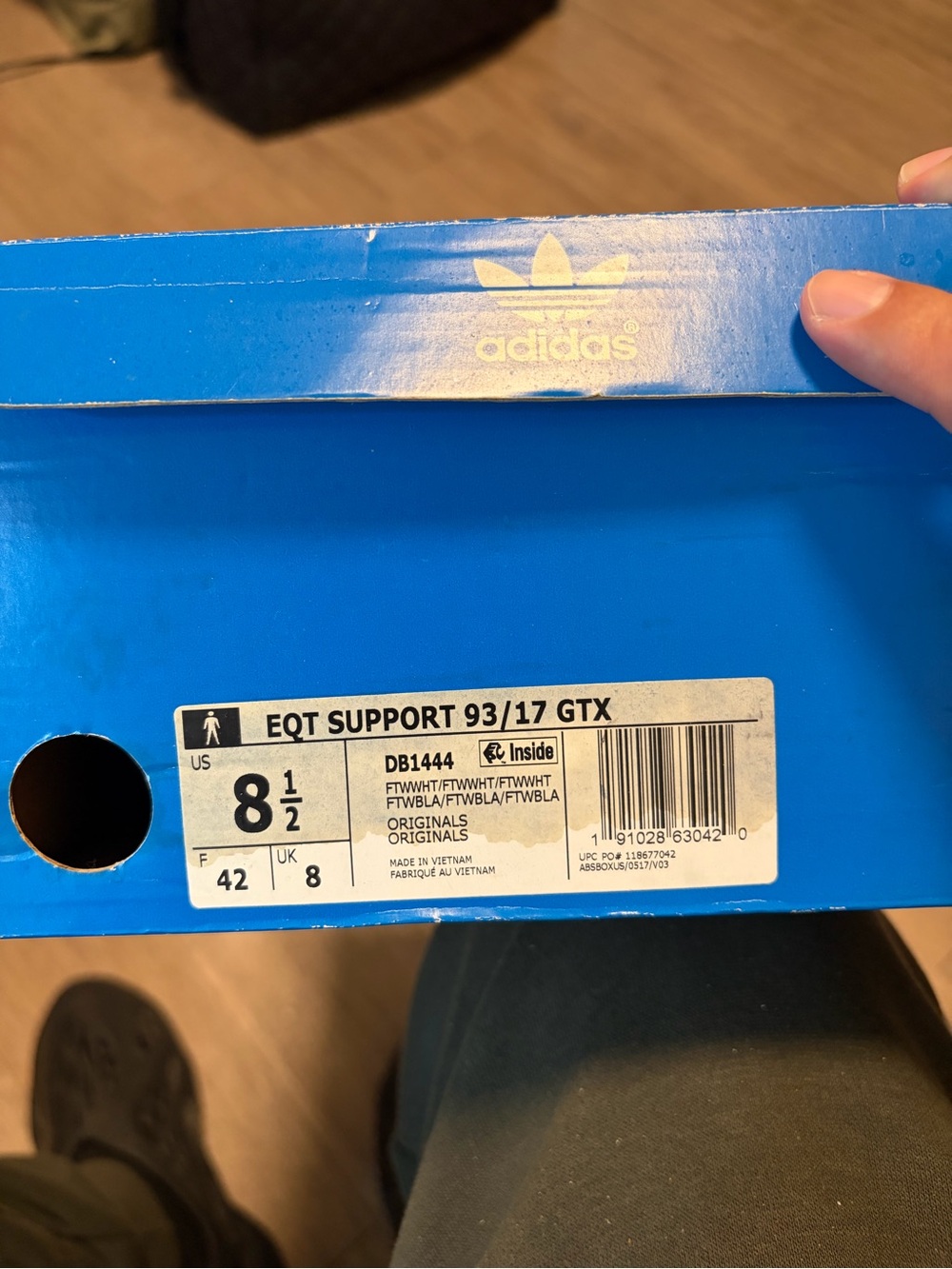 Mens adidas eqt support 93/17 gtx sneakers with box size 8.5 - Picture 11 of 16